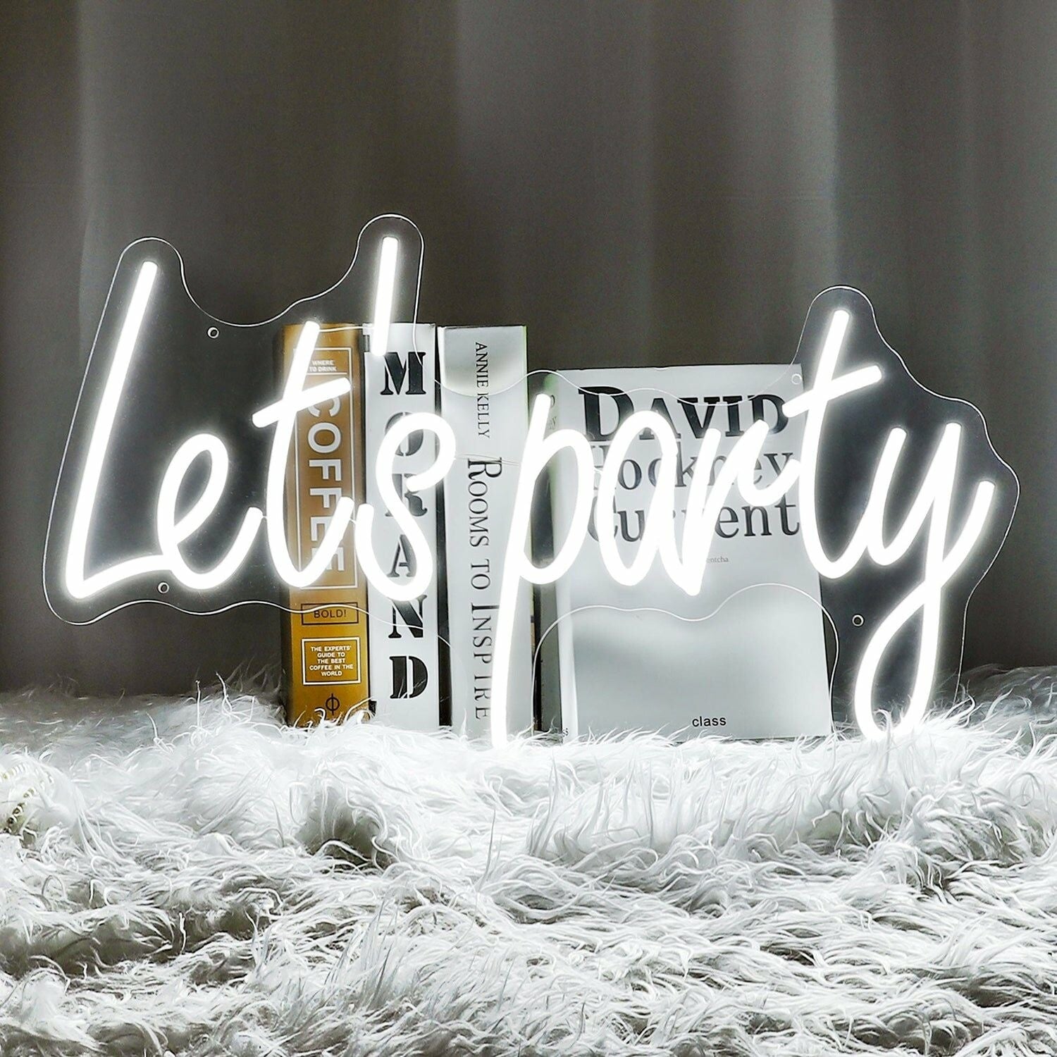 Celebrations Lets Party Words Neon Sign For Special Occasions | Shineneon