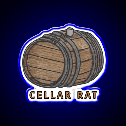 Cellar Rat Whiskey Drink Bar Led Neon Sign Rgb Color - Shineneon