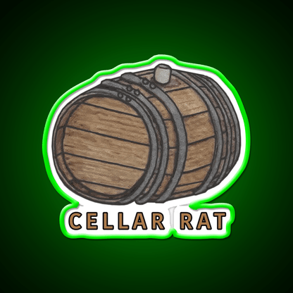 Cellar Rat Whiskey Drink Bar Led Neon Sign Rgb Color - Shineneon
