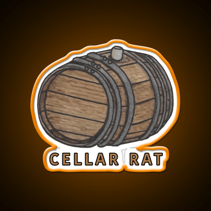 Cellar Rat Whiskey Drink Bar Led Neon Sign Rgb Color - Shineneon