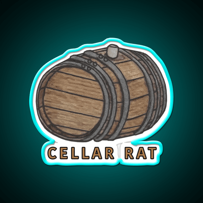 Cellar Rat Whiskey Drink Bar Led Neon Sign Rgb Color - Shineneon