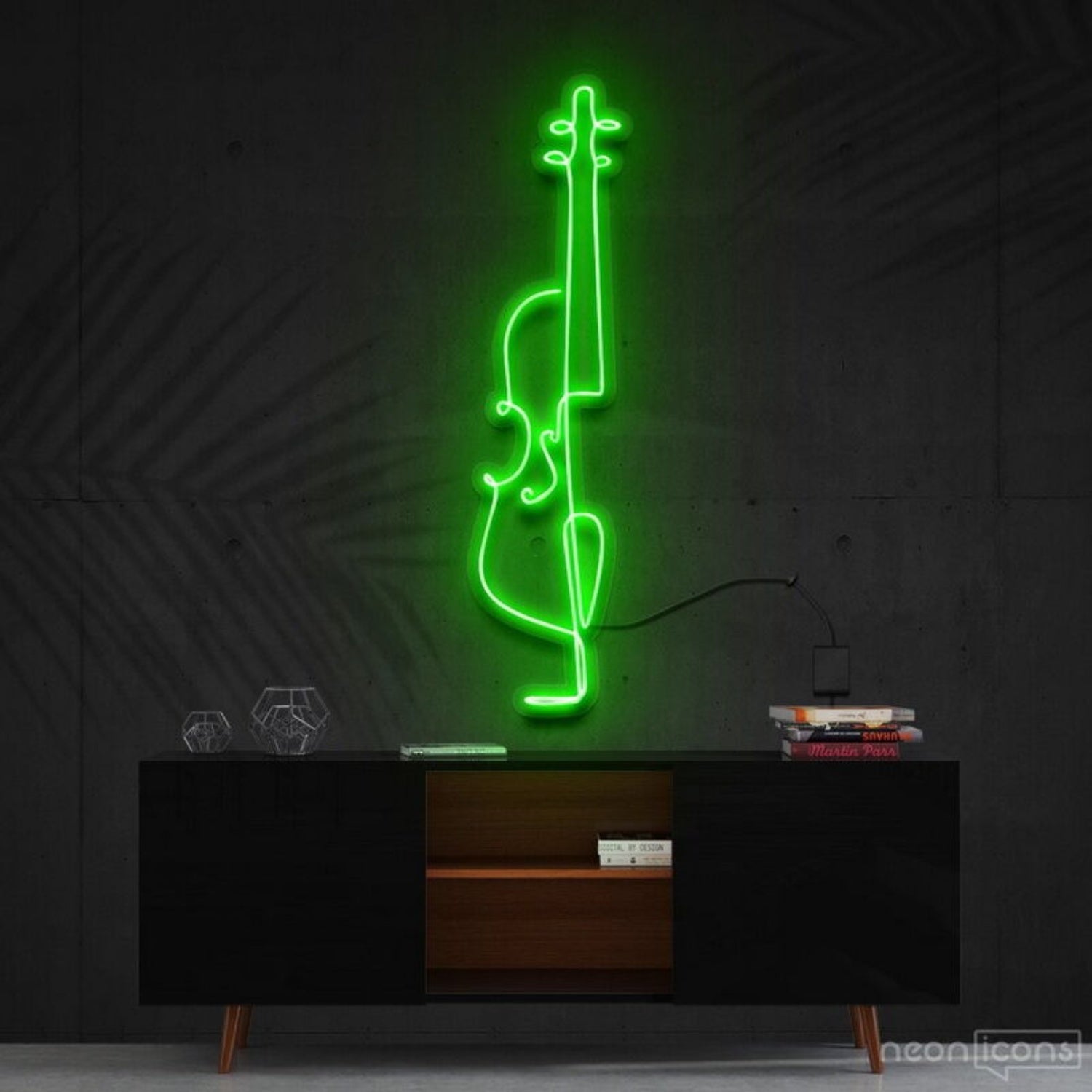 Cello Line Art Neon Sign For Music Lovers And Artistic Decor | Shineneon
