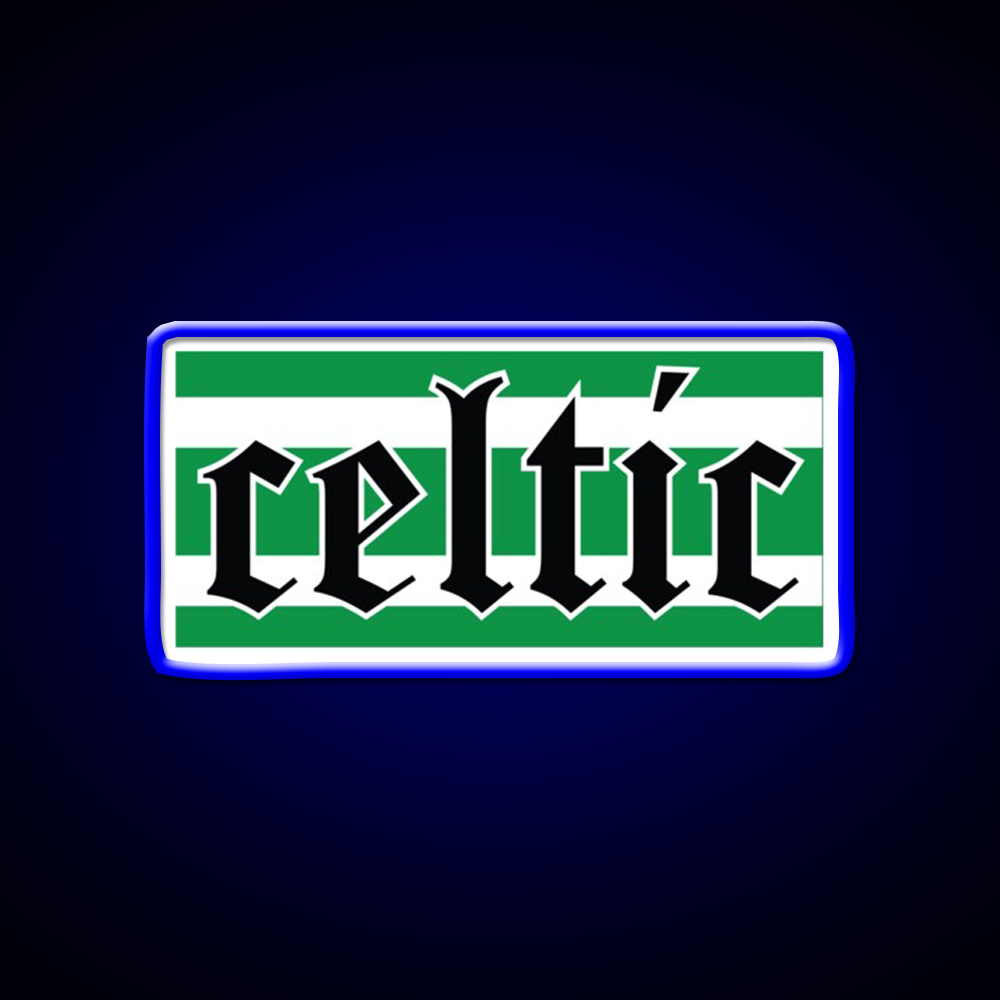 Celtic Beer Bar Decor Led Neon Sign Rgb Color - Size and dimension reference