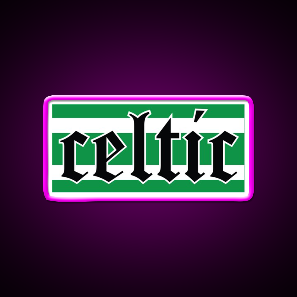 Celtic Beer Bar Decor Led Neon Sign Rgb Color - LED neon sign close-up detail
