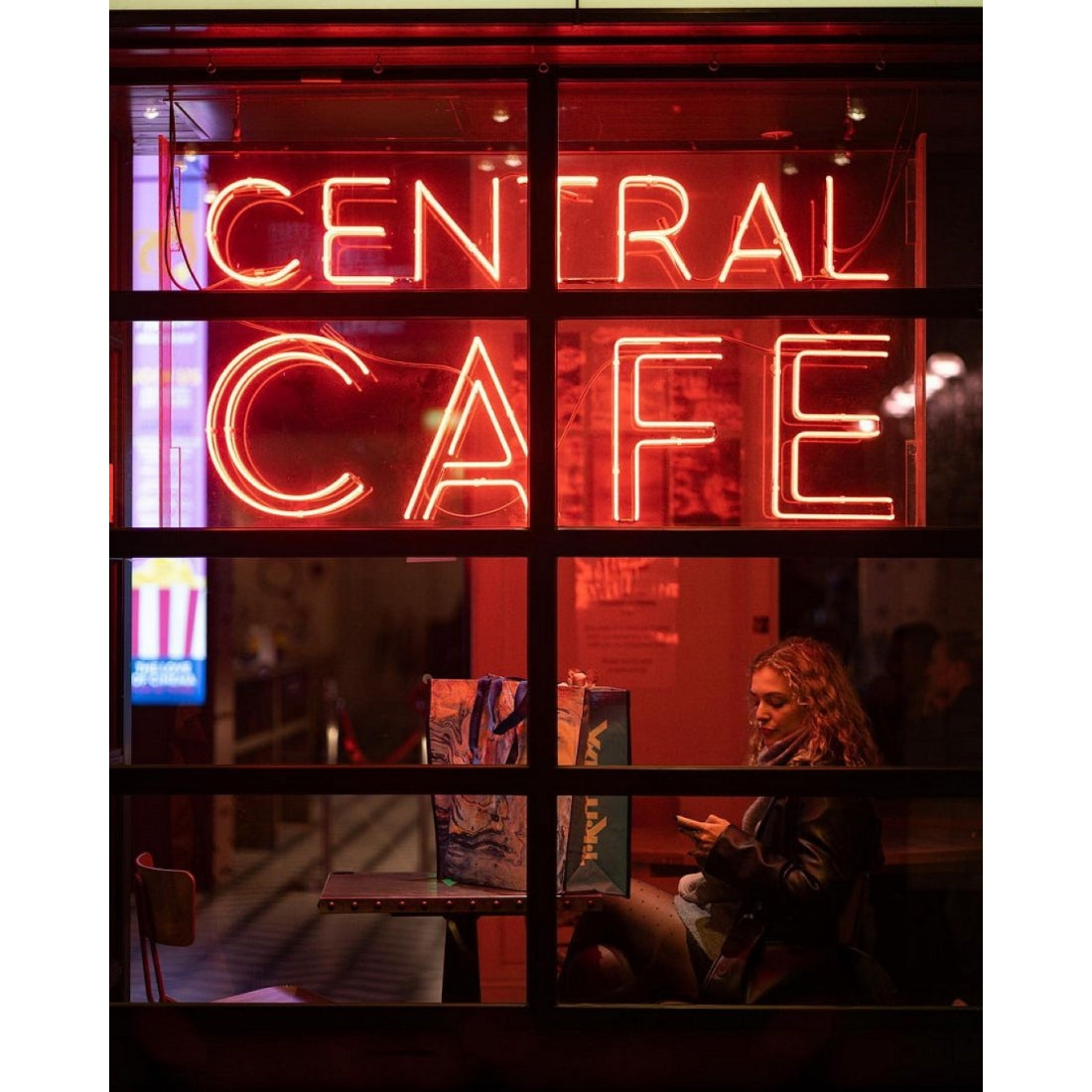 Central Cafe Led Sign Business Neon Sign