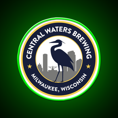 Central Waters Brewing Beer Bar Decor Led Neon Sign Rgb Color
