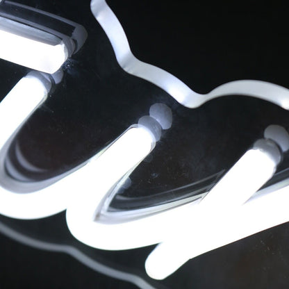 Century Garden White Led Neon Sign - Shineneon