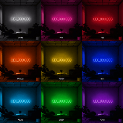 CEO,000,000 LED Neon Sign - Shineneon