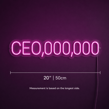 CEO,000,000 LED Neon Sign - Shineneon