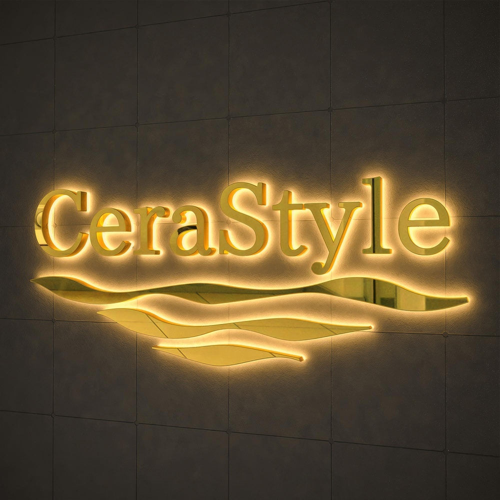 Cerastyle 3D Front And Back Lit Letters Metal Led Sign