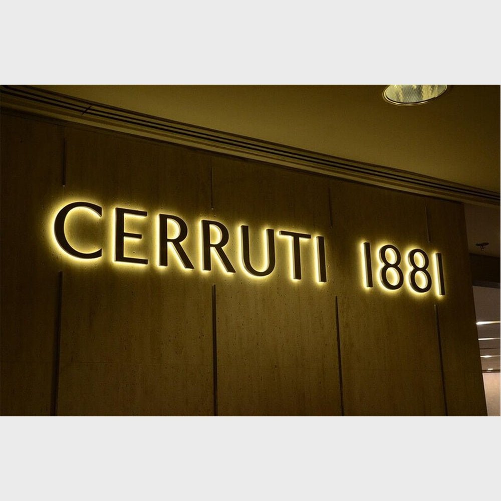 Cerruti 1811 3D Backlit Channel Letters Led Light Sign - Shineneon