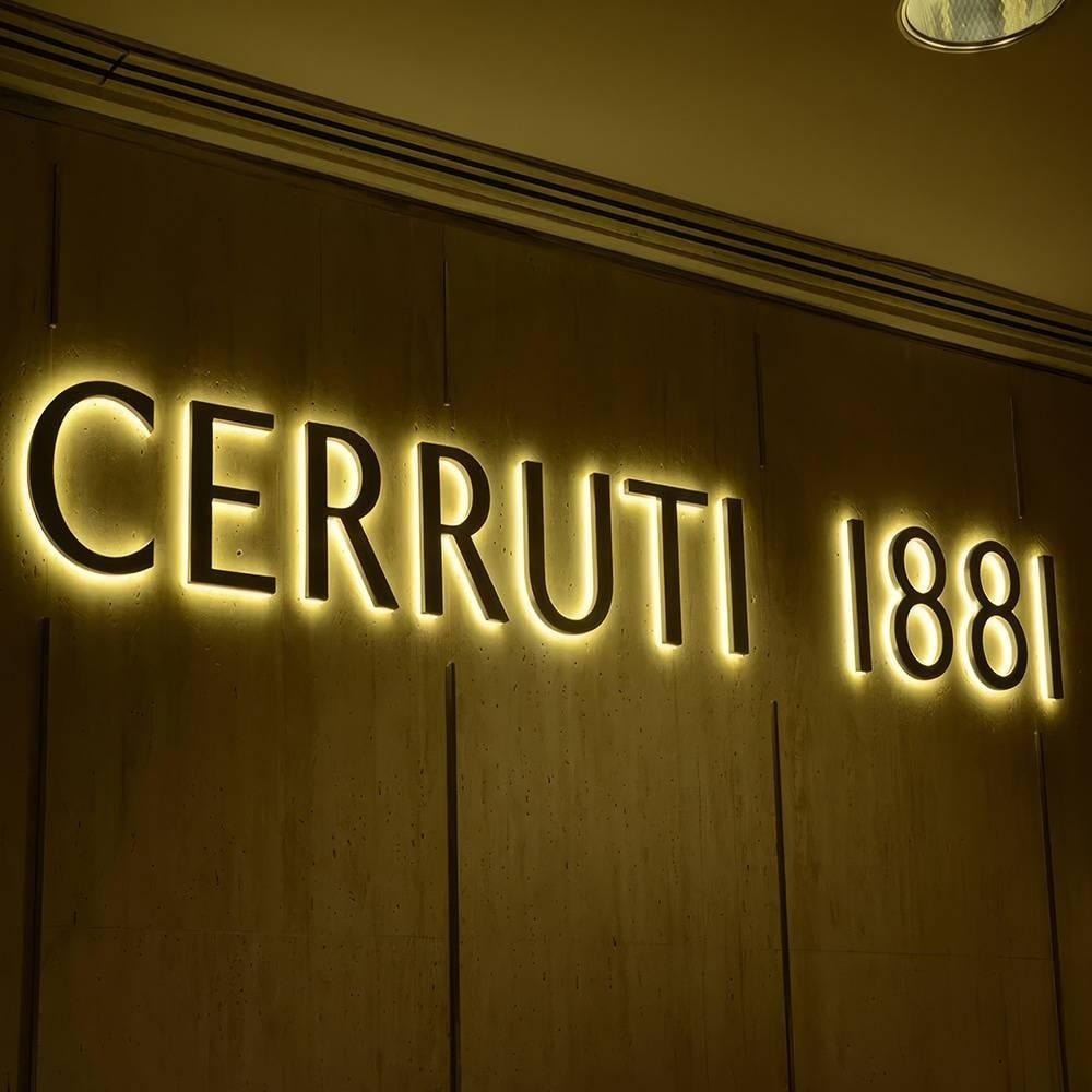 Cerruti 1881 3D Backlit Letters Business Metal Led Sign - Shineneon