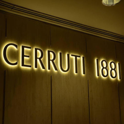 Cerruti 1881 3D Backlit Letters Business Metal Led Sign - Shineneon