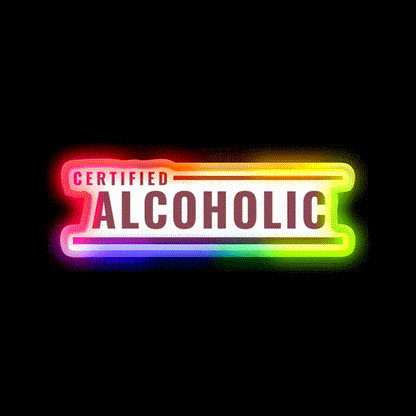 Certified Alcoholic Party Drink Tequila Led Neon Sign Rgb Color - LED neon sign close-up detail