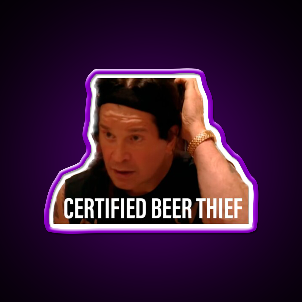 Certified Beer Thief Beer Bar Decor Led Neon Sign Rgb Color - LED neon sign view 9