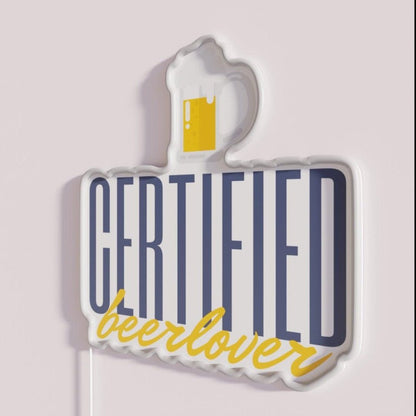 Certified Beerlover Rgb Led Neon Sign - Shineneon