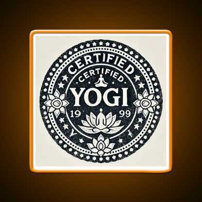 Certified Yogi Yoga Led Neon Sign For Wellness Space Rgb Color - Shineneon