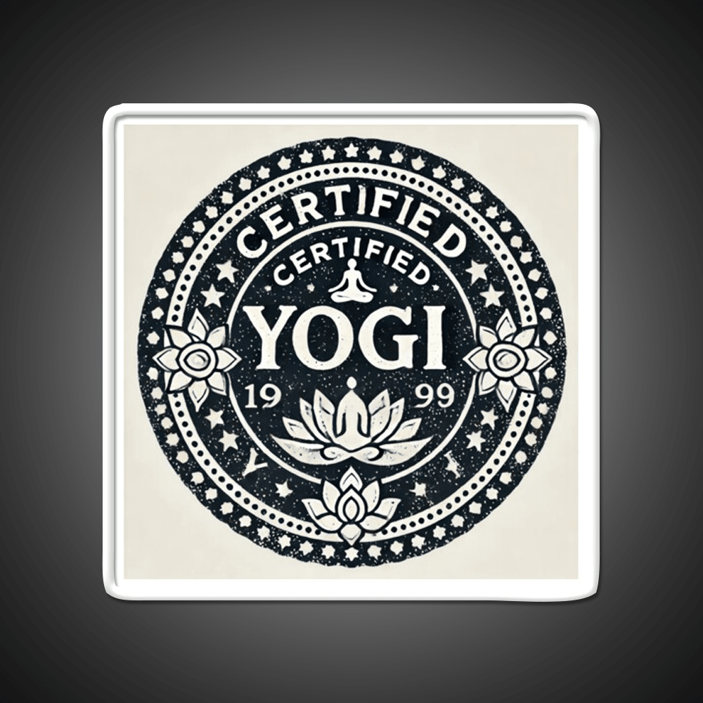 Certified Yogi Yoga Led Neon Sign For Wellness Space Rgb Color - Shineneon