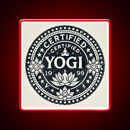 Certified Yogi Yoga Led Neon Sign For Wellness Space Rgb Color - Shineneon