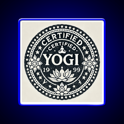 Certified Yogi Yoga Led Neon Sign For Wellness Space Rgb Color - Shineneon