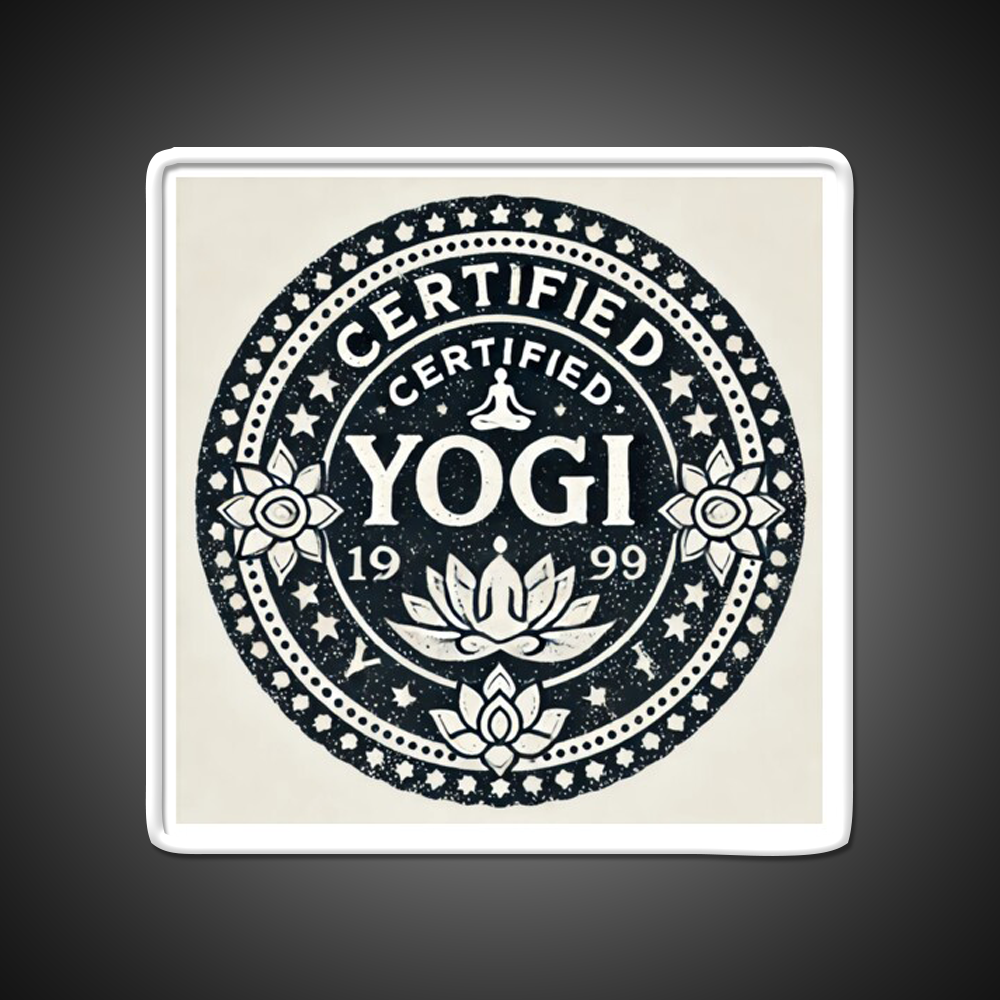 Certified Yogi Yoga Led Neon Sign For Wellness Space Rgb Color