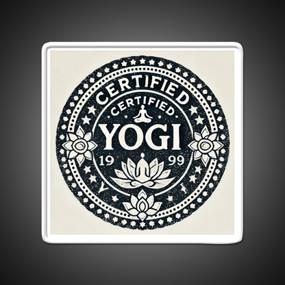 Certified Yogi Yoga Led Neon Sign For Wellness Space Rgb Color