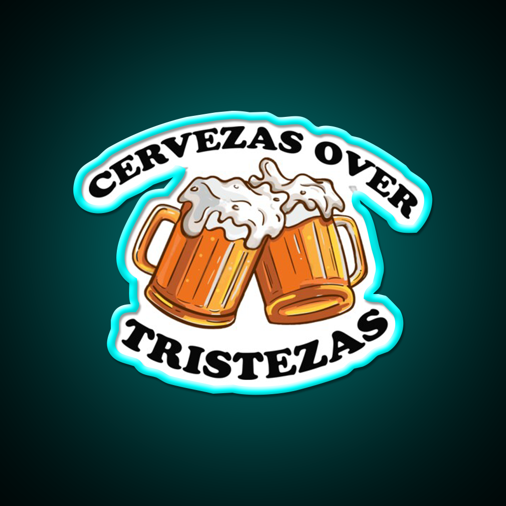 Cerveza Beer Bar Decor Led Neon Sign Rgb Color - Size and dimension reference