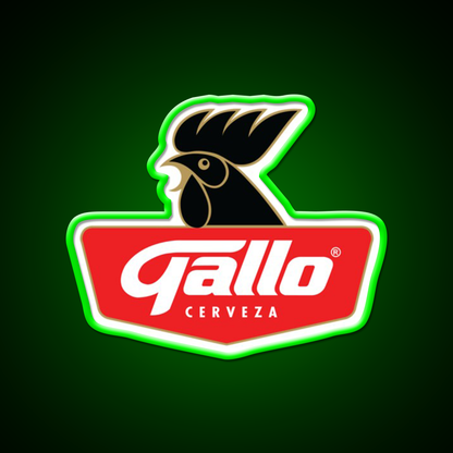 Cerveza Gallo Guatemala Beer Chapin Beer Bar Decor Led Neon Sign Wall Art Rgb Color - LED neon sign view 8