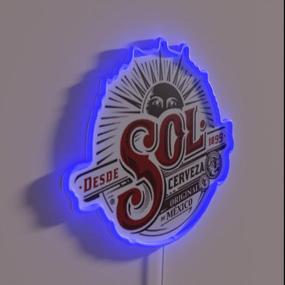 Cerveza Sol Rgb Led Neon Sign - Shineneon