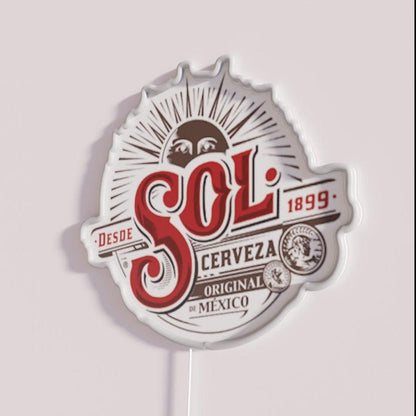 Cerveza Sol Rgb Led Neon Sign - Shineneon