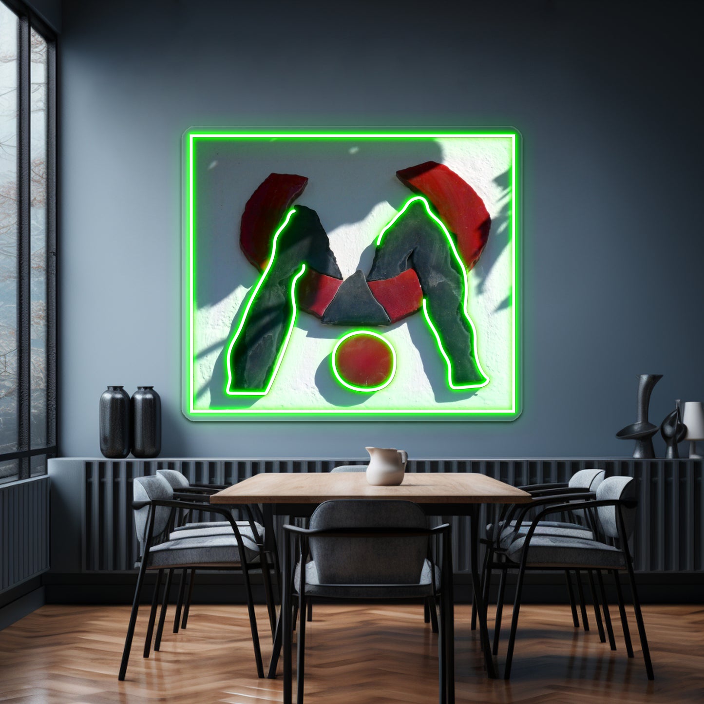 Cesar Manrique Foundation Entrance Wall Artwork Neon Signs