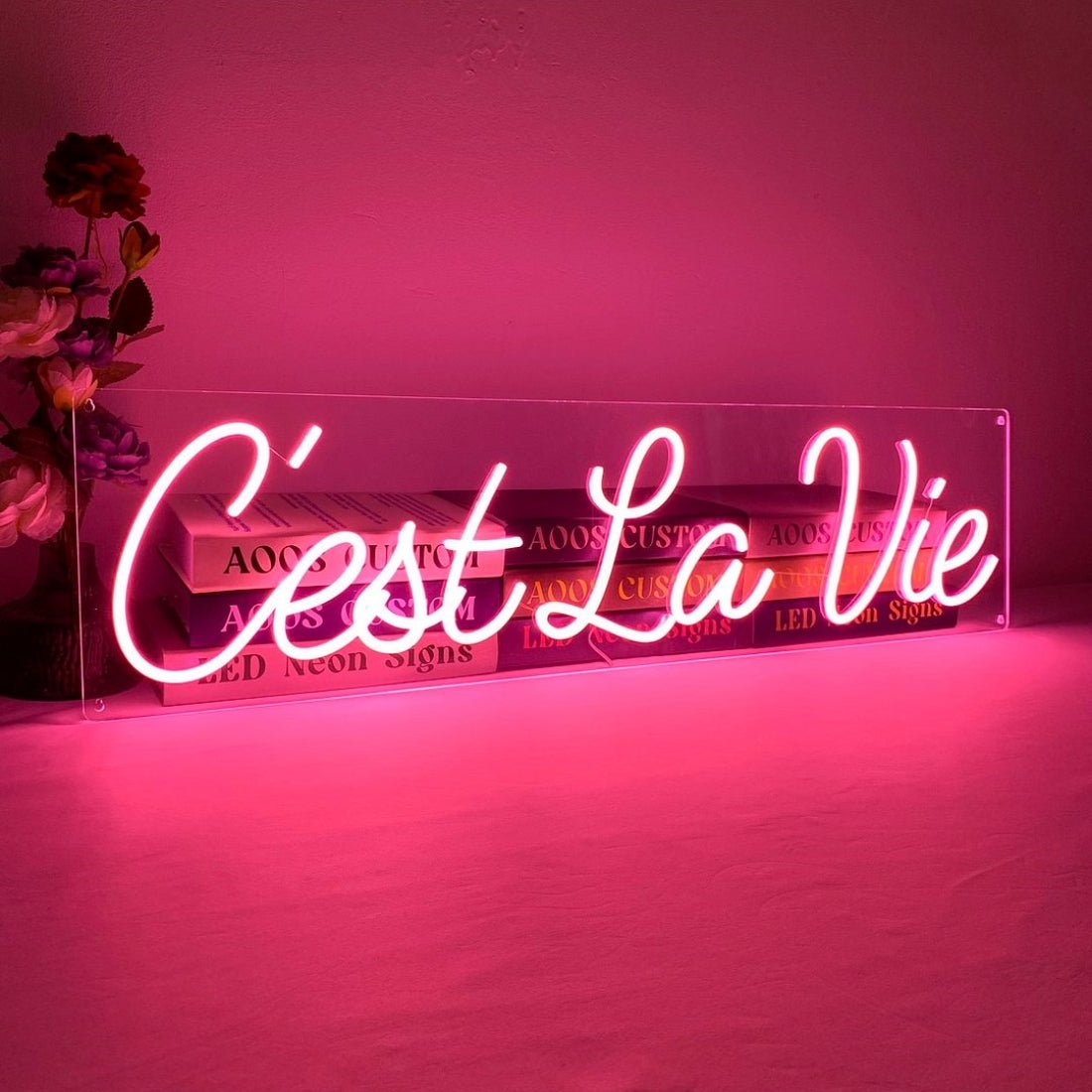 Cest La Vie French Led Sign Business Neon Sign - Shineneon