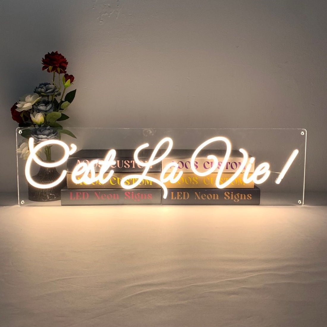 Cest La Vie French Led Sign Business Neon Signs - Shineneon