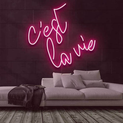 Cest La Vie Led Neon Sign - Shineneon