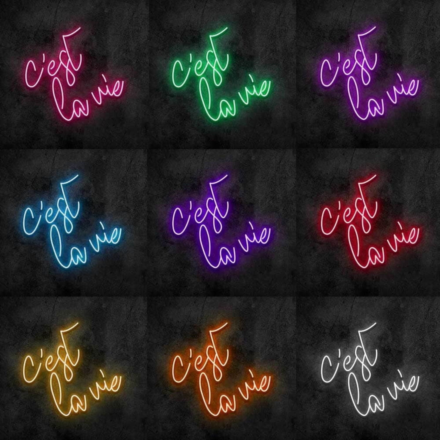 Cest La Vie Led Neon Sign - Shineneon