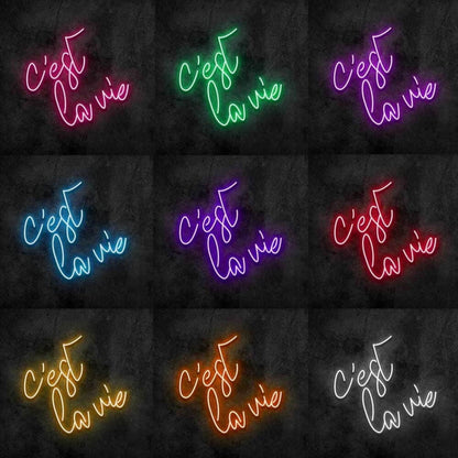 Cest La Vie Led Neon Sign - Shineneon