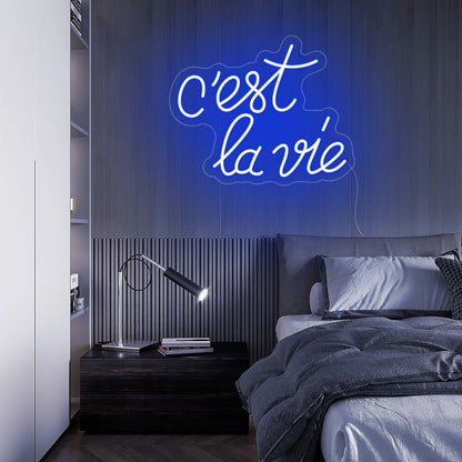 Cest La Vie Led Neon Sign For Wall Decor - Shineneon