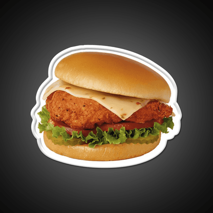 Cfa Spicy Chicken Sandwich Fast Food Led Neon Sign For Burger Place Rgb Color - Shineneon
