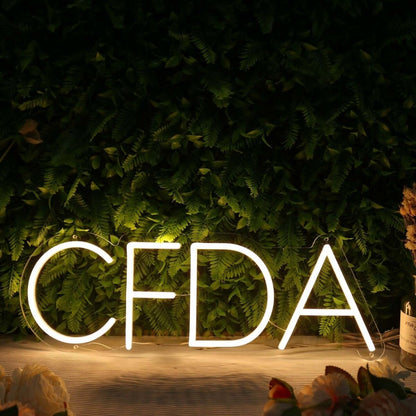 Cfda Yellow Led Neon Sign - Shineneon