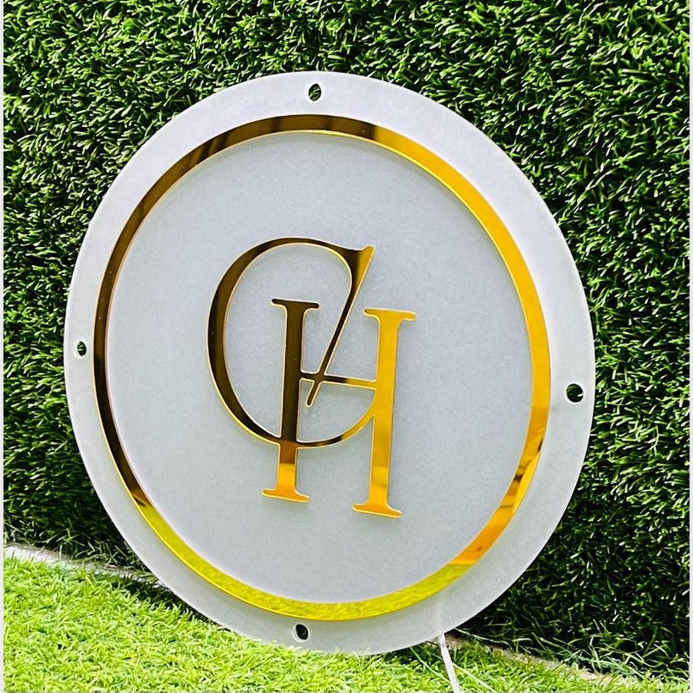 Ch Acrylic Business Logo Sign - Shineneon