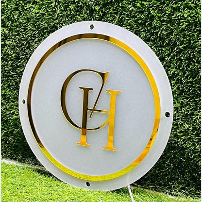 Ch Acrylic Business Logo Sign - Shineneon
