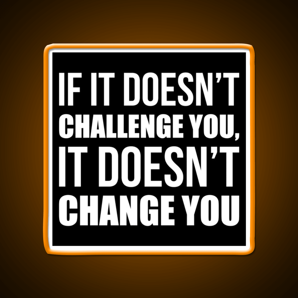 Challenge You Gym Fitness Motivational Gym Fitness Led Neon Sign Rgb Color - Shineneon