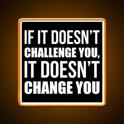 Challenge You Gym Fitness Motivational Gym Fitness Led Neon Sign Rgb Color - Shineneon