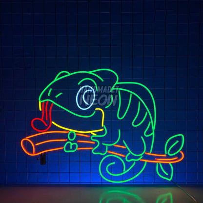 Chameleon Led Neon Sign Bedroom Wall Decor | Shineneon