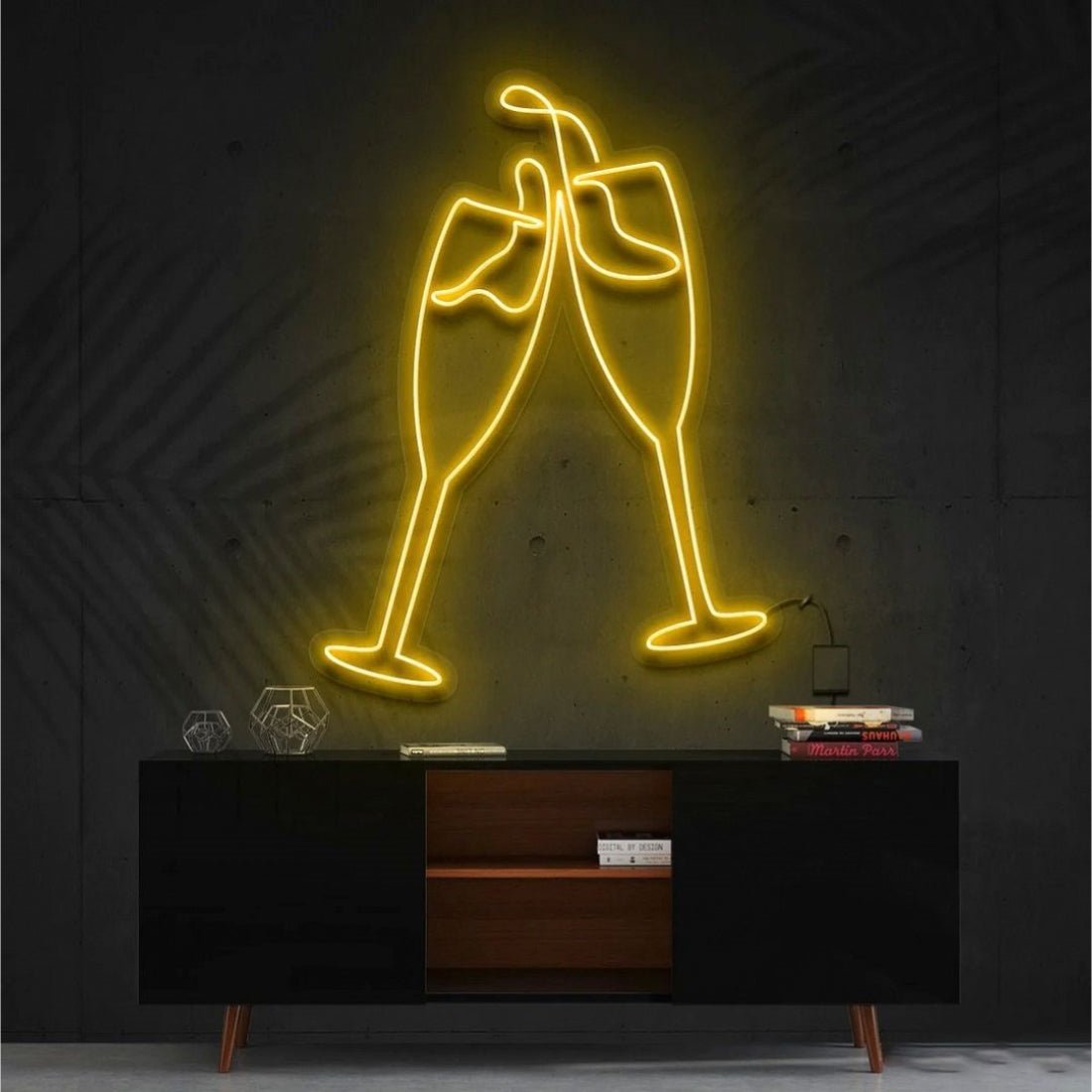 Champagne Cheers Led Sign Business Neon Sign - Shineneon