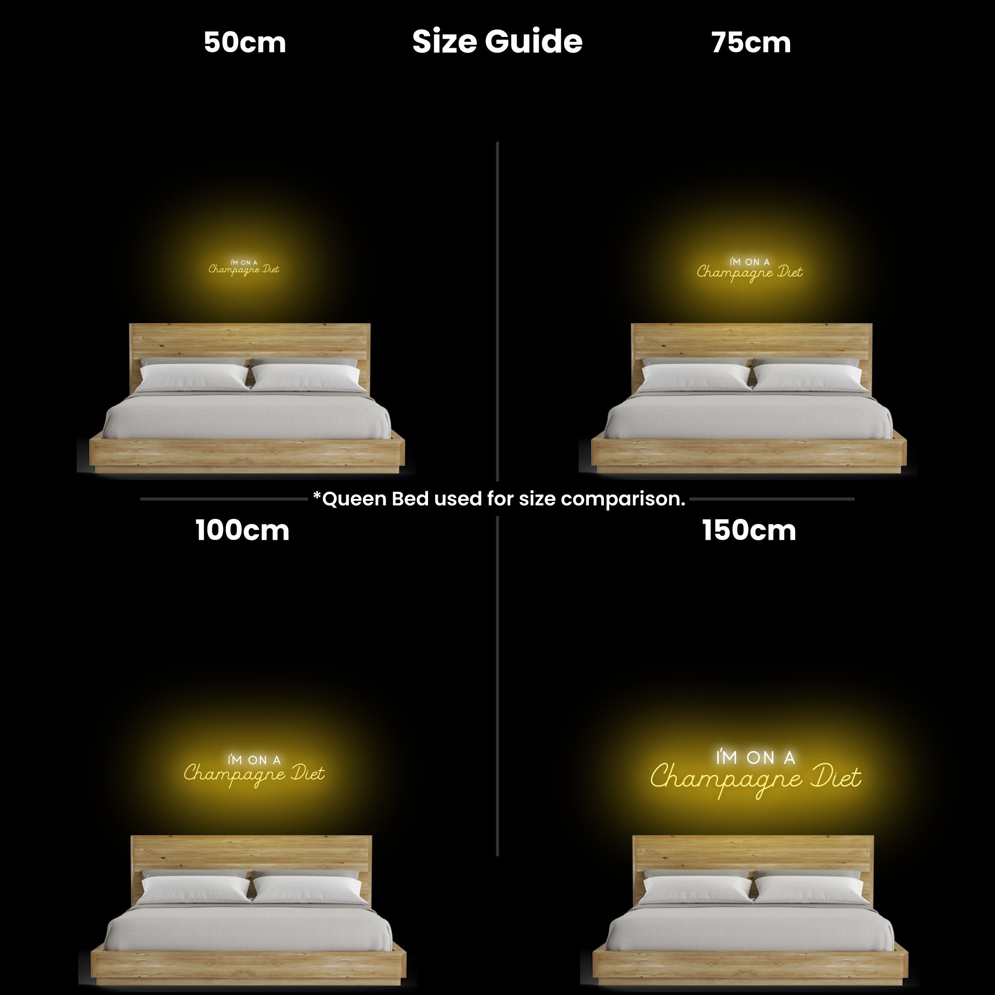 Champagne Diet Led Neon Sign | Shineneon