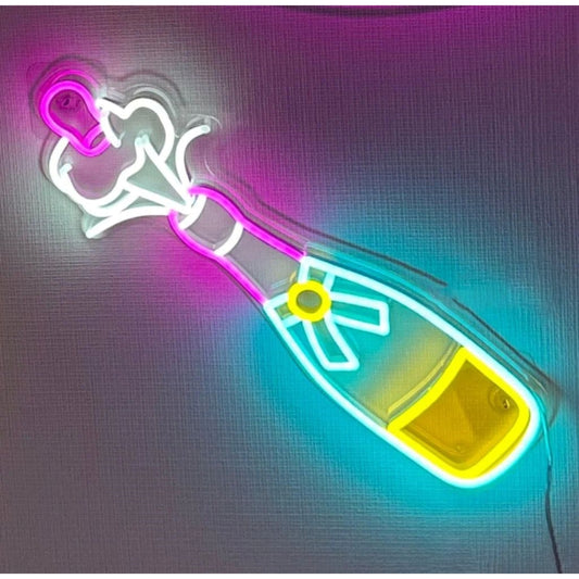 Champagne Led Sign Business Neon Signs