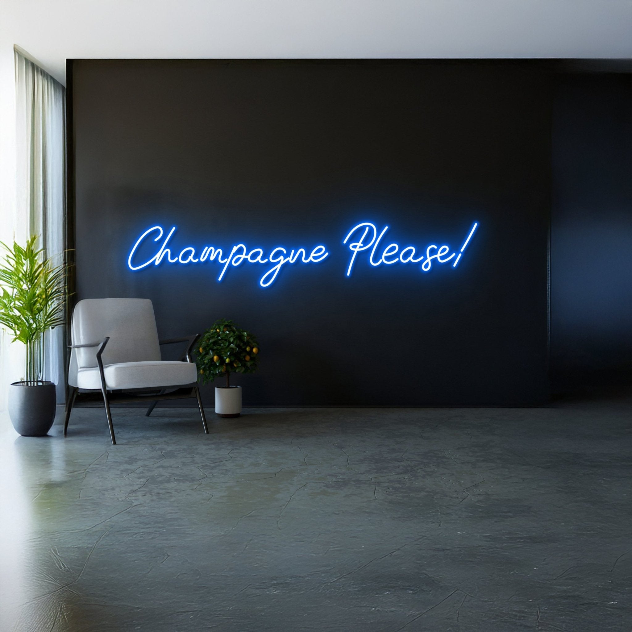 Champagne Please Neon Signs - Shineneon