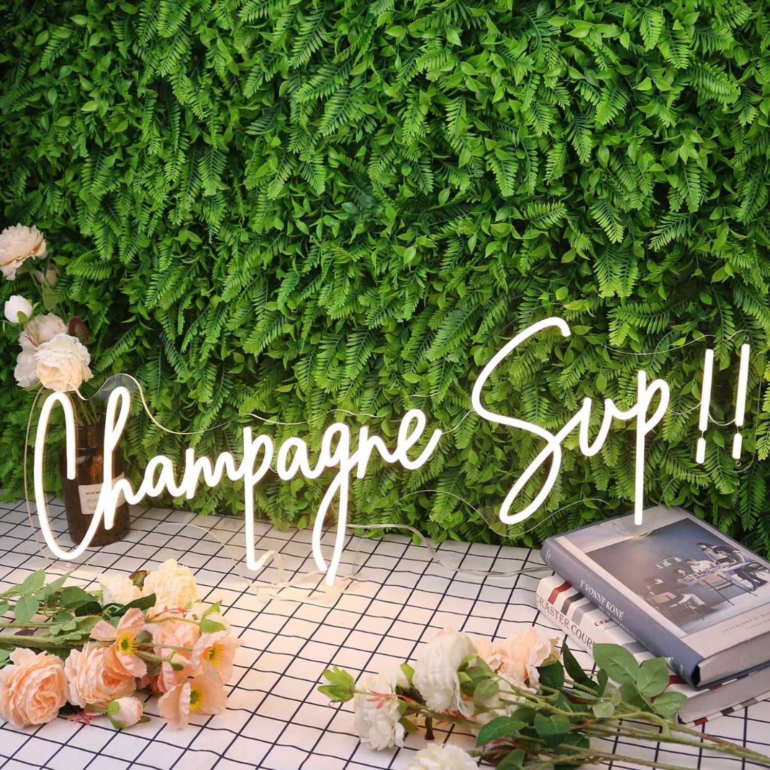 Champagne Sup Yellow Led Neon Sign - Shineneon