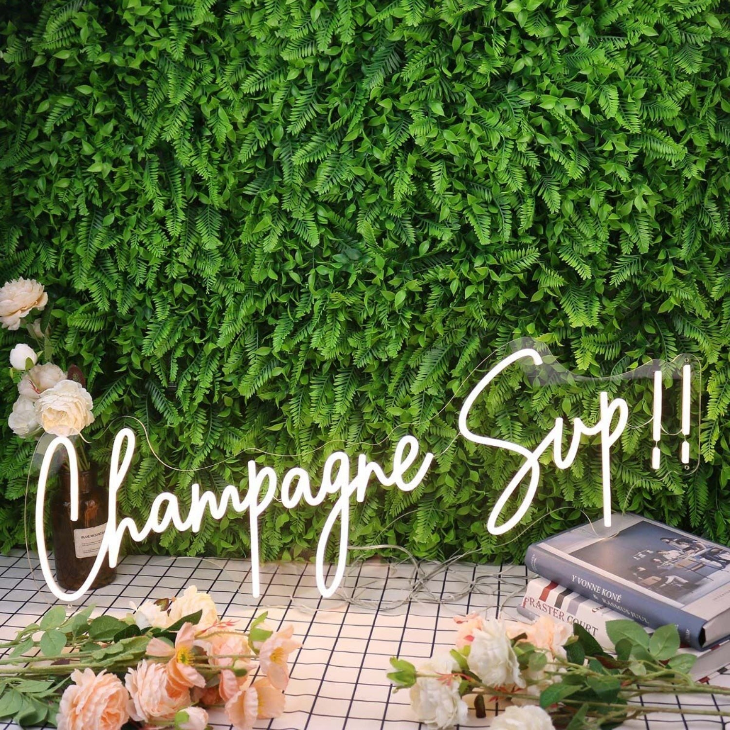 Champagne Sup Yellow Led Neon Sign - Shineneon